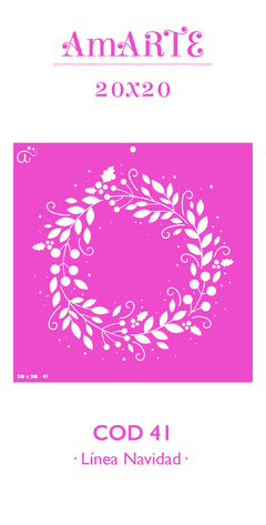Stencil AmARTE NAV 20x20 - 41 - comprar online