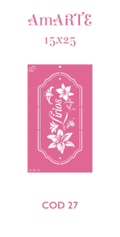 Stencil AmARTE 15x25 - 27