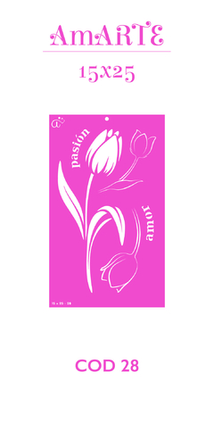 Stencil AmARTE 15x25 - 28