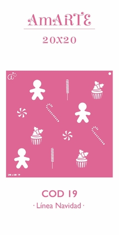 Stencil AmARTE NAV 20x20 - 19