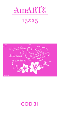 Stencil AmARTE 15x25 - 31