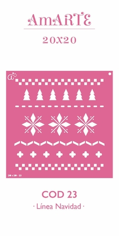 Stencil AmARTE NAV 20x20 - 23