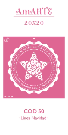 Stencil AmARTE NAV 20x20 - 50 - comprar online