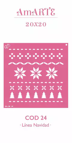 Stencil AmARTE NAV 20x20 - 24