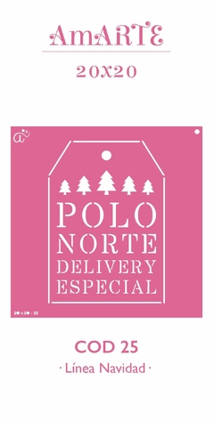 Stencil AmARTE NAV 20x20 - 25