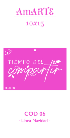 Stencil AmARTE NAV 10x15 - 06 - comprar online