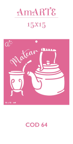 Stencil AmARTE 15x15 - 64