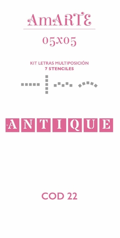 Stencil AmARTE 05x05 - 22