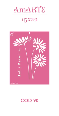 Stencil AmARTE 15x20 - 90 - comprar online