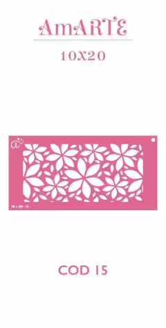 Stencil AmARTE 10x20 - 15