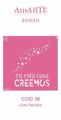 Stencil AmARTE NAV 20x20 - 38