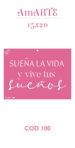 Stencil AmARTE 15x20 - 100
