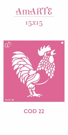 Stencil AmARTE 15x15 - 22
