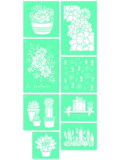 Kit Stenciles - Rincones Naturales
