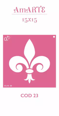 Stencil AmARTE 15x15 - 23