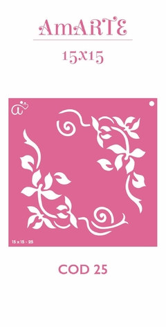 Stencil AmARTE 15x15 - 25