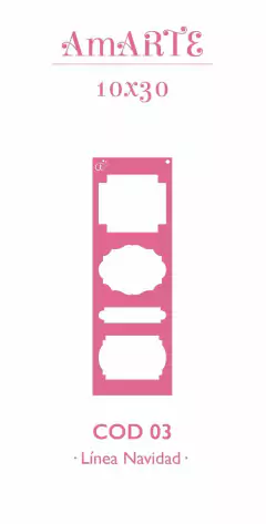 Stencil AmARTE NAV 10x30 - 03