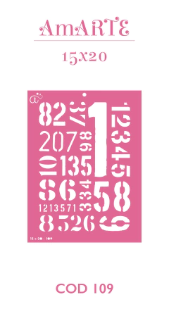 Stencil AmARTE 15x20 - 109