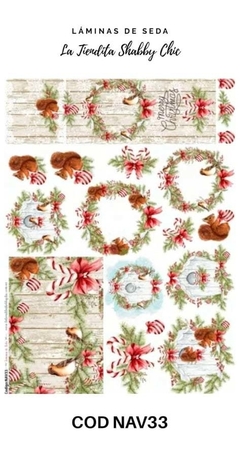 Lámina de Seda de La Tiendita Shabby Chic - NAV33
