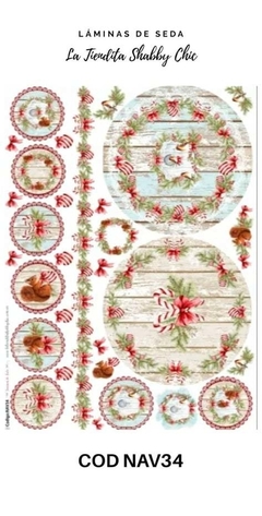 Lámina de Seda de La Tiendita Shabby Chic - NAV34
