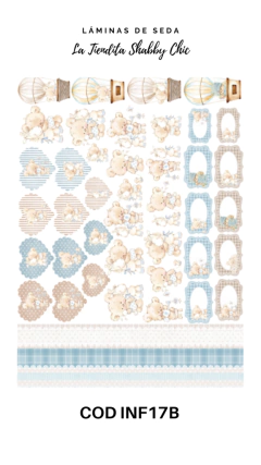 Lámina de Seda de La Tiendita Shabby Chic - INF17B