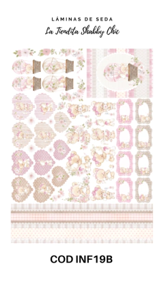 Lámina de Seda de La Tiendita Shabby Chic - INF19B