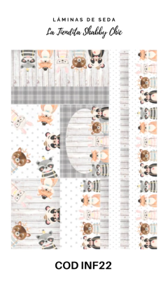 Lámina de Seda de La Tiendita Shabby Chic - INF22