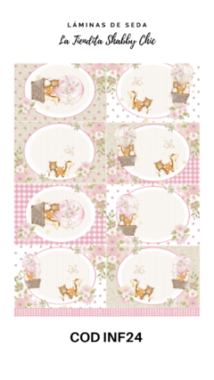 Lámina de Seda de La Tiendita Shabby Chic - INF24