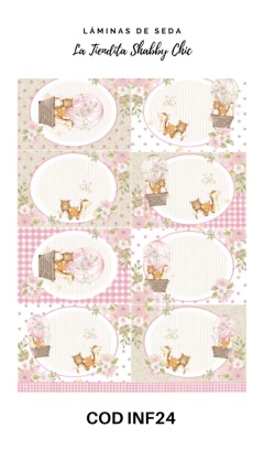 Lámina de Seda de La Tiendita Shabby Chic - INF24