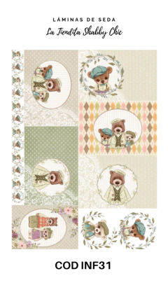 Lámina de Seda de La Tiendita Shabby Chic - INF31
