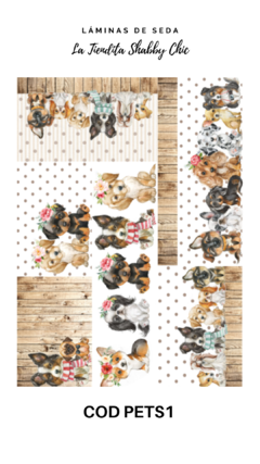 Lámina de Seda de La Tiendita Shabby Chic - PETS1