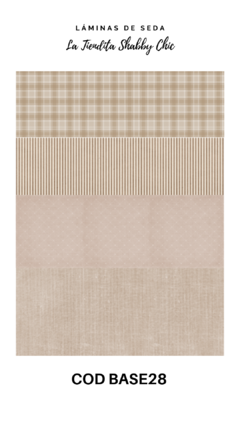 Lámina de Seda de La Tiendita Shabby Chic - BASE28