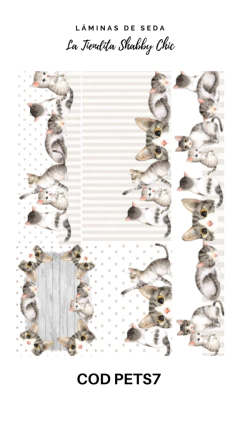 Lámina de Seda de La Tiendita Shabby Chic - PETS7