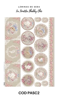 Lámina de Seda de La Tiendita Shabby Chic - PASC2