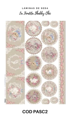 Lámina de Seda de La Tiendita Shabby Chic - PASC2