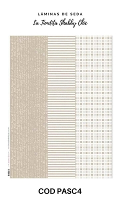 Lámina de Seda de La Tiendita Shabby Chic - PASC4