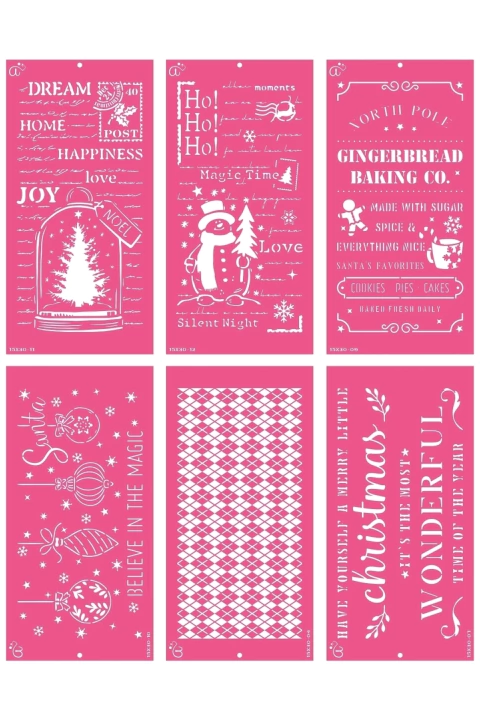 Cápsulas Stenciles - Querida Navidad