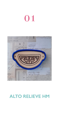 Azul Alto Relieve HM - 01
