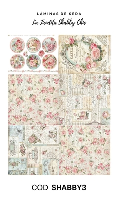 Lámina de Seda de La Tiendita Shabby Chic - SHABBY3
