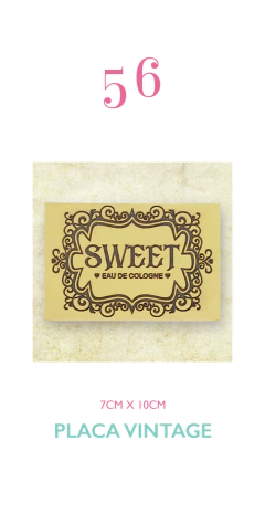 HyN Placa Vintage - 56