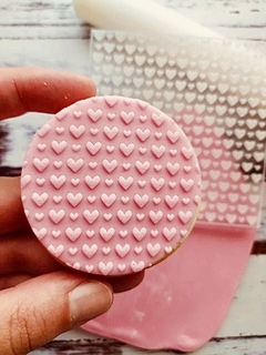 Deliprint - Stamp Relieve Textura Corazones 039