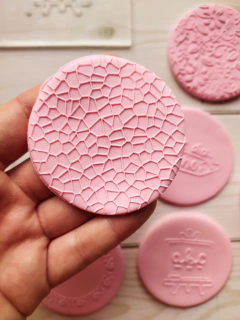 Deliprint - Stamp Relieve Textura Craquelado 072