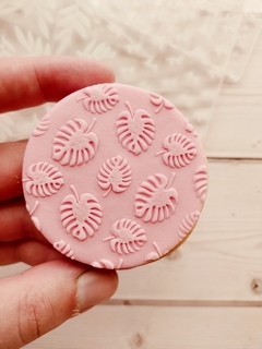 Deliprint - Stamp Relieve Textura Hojas Tropicales 059