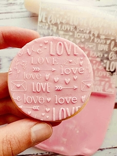 Deliprint - Stamp Relieve Textura Love 037