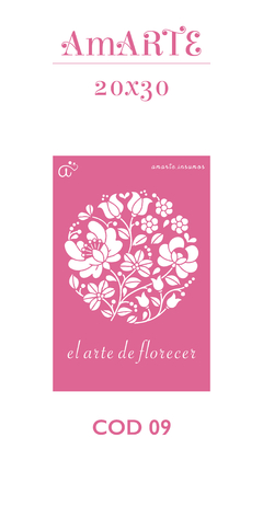 Stencil AmARTE 20x30 - 09 - comprar online