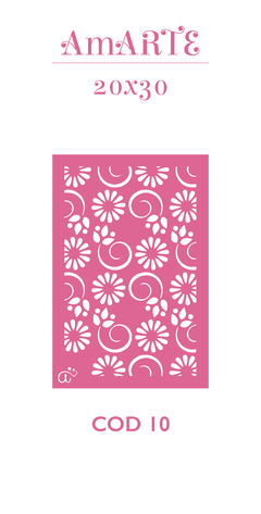 Stencil AmARTE 20x30 - 10 - comprar online