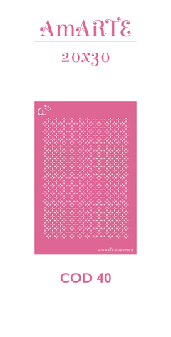 Stencil AmARTE 20x30 - 40 - comprar online