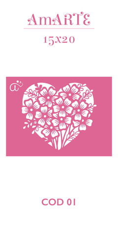 Stencil AmARTE 15x20 - 01