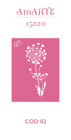 Stencil AmARTE 15x20 - 02