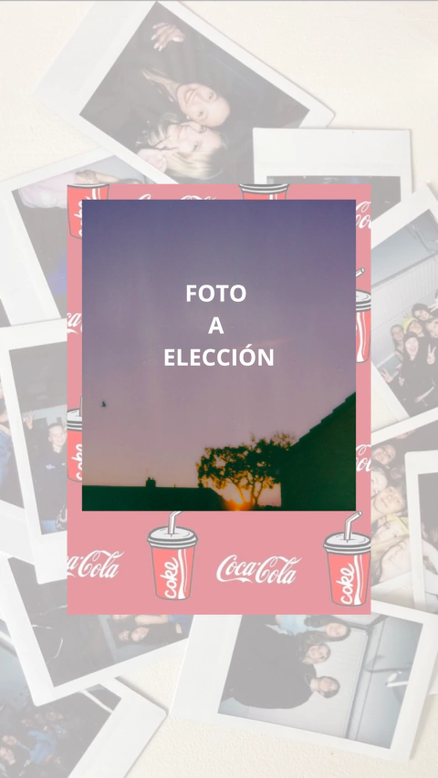 FOTO POLAROID COCA-COLA